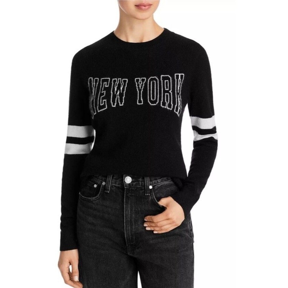 Aqua Cashmere 100% Cashmere New York SweatercSize Xs